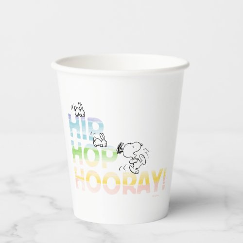 Snoopy Hip Hop Hooray Easter Paper Cups