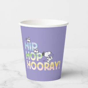 Snoopy Hip Hop Hooray Easter Paper Cups