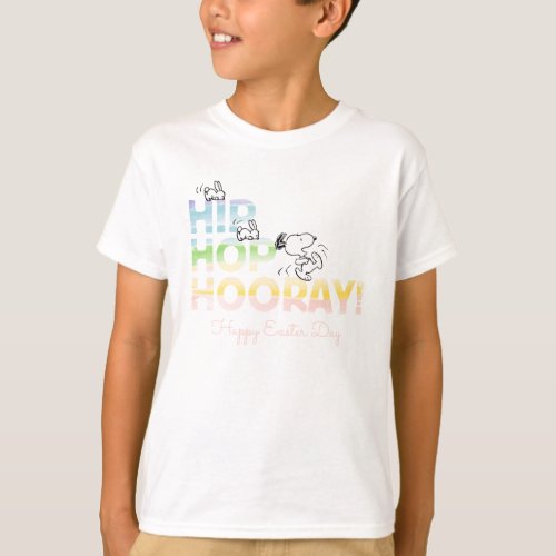 Snoopy Hip Hop Hooray Easter T_Shirt