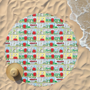 Snoopy & His Brothers Andy & Olaf Beach Towel