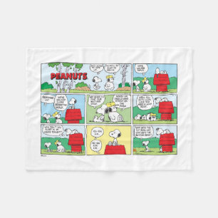 Snoopy & His Brothers Andy & Olaf Fleece Blanket
