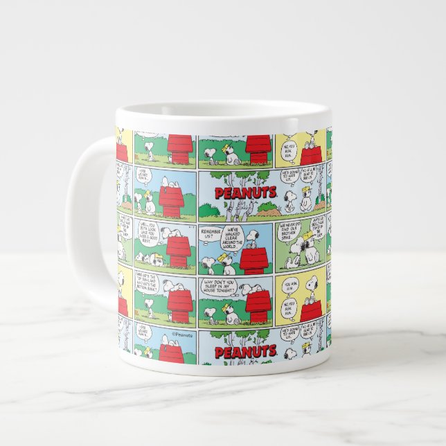 Snoopy & His Brothers Andy & Olaf Giant Coffee Mug (Front Left)
