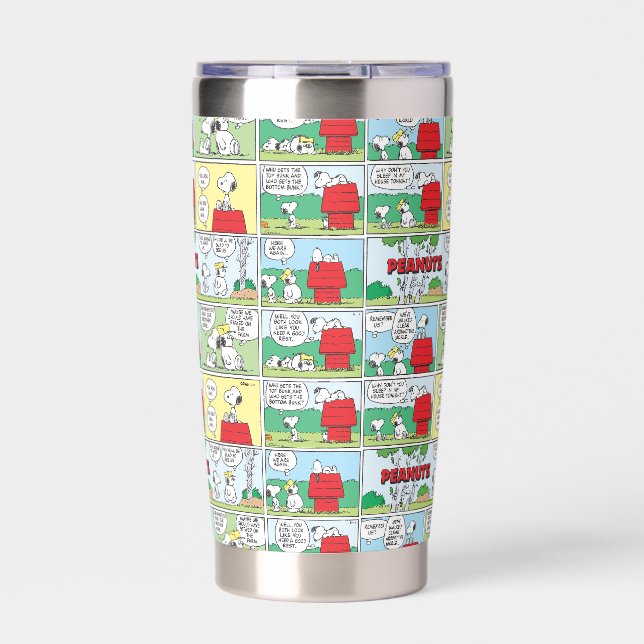 Snoopy & His Brothers Andy & Olaf Insulated Tumbler (Front)