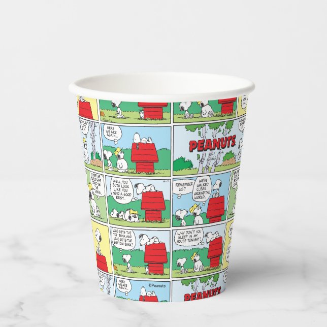 Snoopy & His Brothers Andy & Olaf Paper Cups (Front)