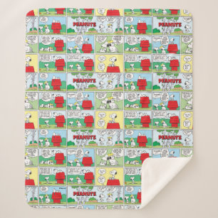 Snoopy & His Brothers Andy & Olaf Sherpa Blanket