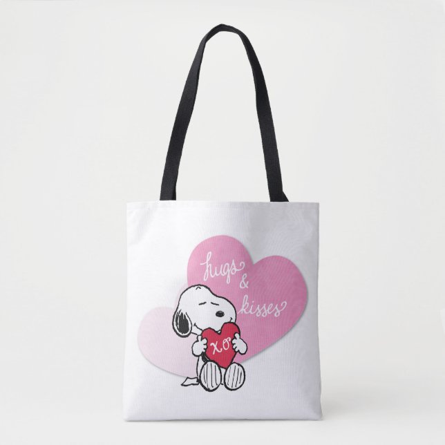 Snoopy Hugs & Kisses Tote Bag (Front)