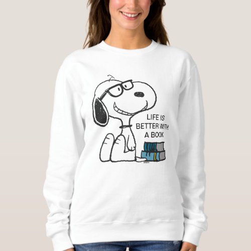 Snoopy I Read Past My Bedtime Sweatshirt