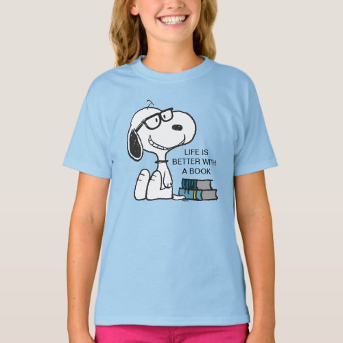 Snoopy I Read Past My Bedtime T_Shirt