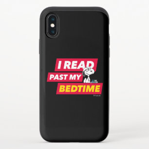 Snoopy "I Read Past My Bedtime" iPhone X Slider Case