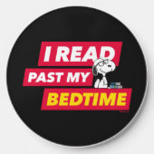 Snoopy "I Read Past My Bedtime" Wireless Charger (Front)
