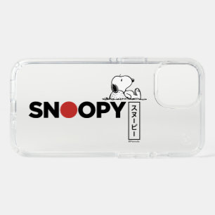 Snoopy Japanese Typography Graphic Speck iPhone 13 Case