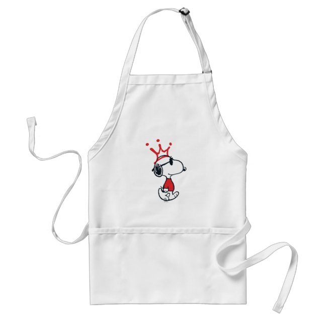 Snoopy - Joe Cool Crown Adult Apron (Front)