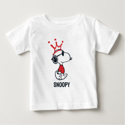Snoopy - Joe Cool Crown Baby T-Shirt