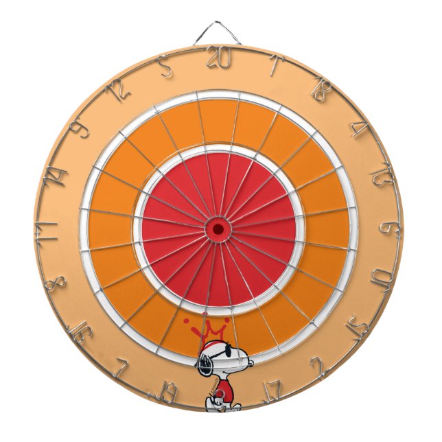 Snoopy - Joe Cool Crown Dart Board (Front)