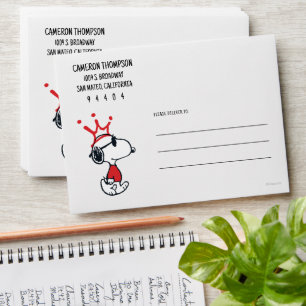 Snoopy - Joe Cool Crown Envelope