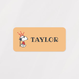 Snoopy - Joe Cool Crown Kids' Labels