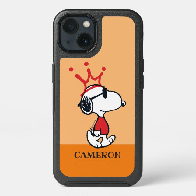 Snoopy - Joe Cool Crown Otterbox iPhone Case (Back)