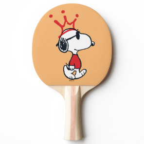 Snoopy - Joe Cool Crown Ping Pong Paddle