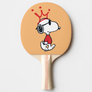 Snoopy - Joe Cool Crown Ping Pong Paddle