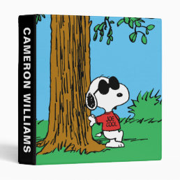 Snoopy &quot;Joe Cool&quot; Standing 3 Ring Binder