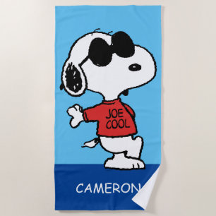 Snoopy "Joe Cool" Standing Beach Towel