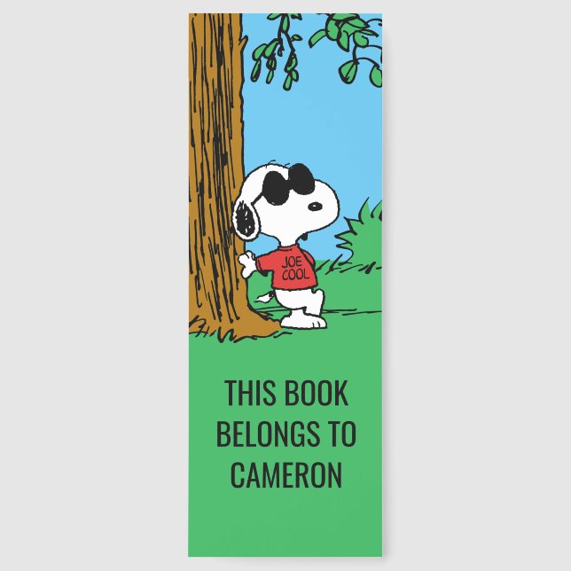 Snoopy "Joe Cool" Standing Bookmarks (Front)