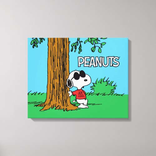 Snoopy Joe Cool Standing Canvas Print