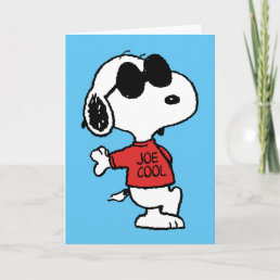 Snoopy &quot;Joe Cool&quot; Standing Card