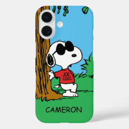 Snoopy &quot;Joe Cool&quot; Standing iPhone 16 Case