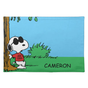 Snoopy "Joe Cool" Standing Cloth Placemat