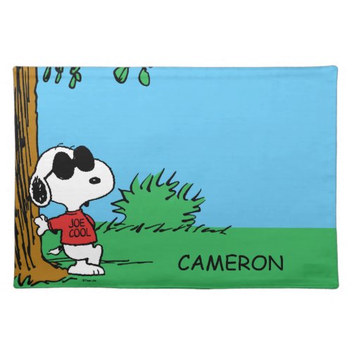 Snoopy Joe Cool Standing Cloth Placemat