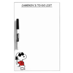 Snoopy &quot;Joe Cool&quot; Standing Dry Erase Board