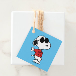 Snoopy "Joe Cool" Standing Favor Tags