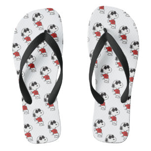 Snoopy "Joe Cool" Standing Flip Flops