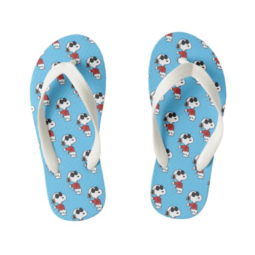 Snoopy Joe Cool Standing Kids Flip Flops