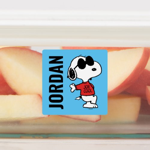 Snoopy Joe Cool Standing Labels