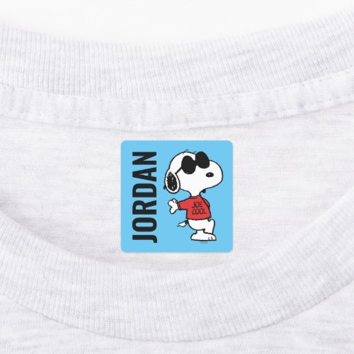 Snoopy Joe Cool Standing Labels