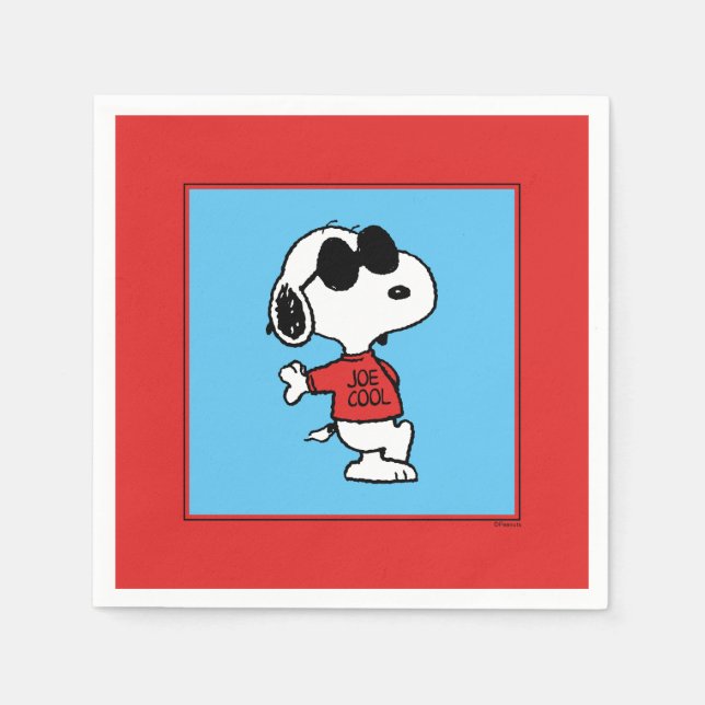 Snoopy "Joe Cool" Standing Napkins (Front)