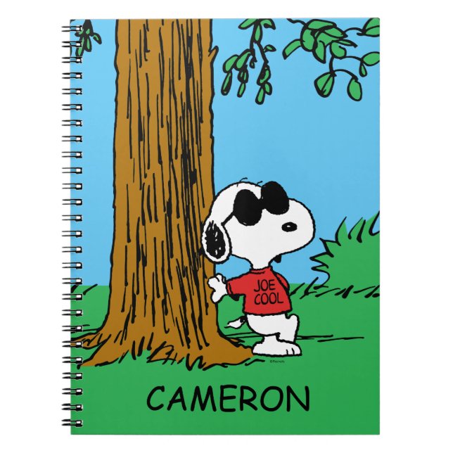 Snoopy "Joe Cool" Standing Notebook (Front)