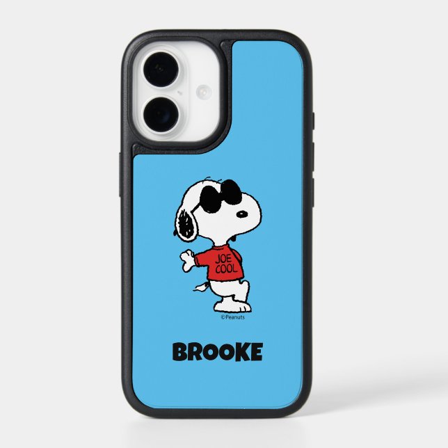 Snoopy "Joe Cool" Standing Otterbox iPhone Case (Back)