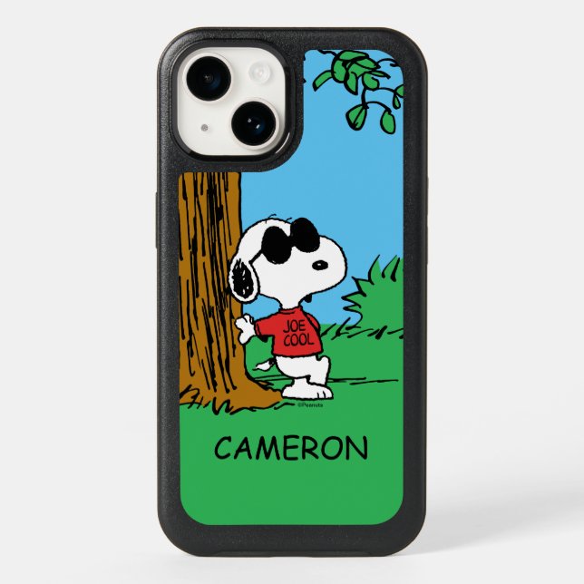 Snoopy "Joe Cool" Standing Otterbox iPhone Case (Back)