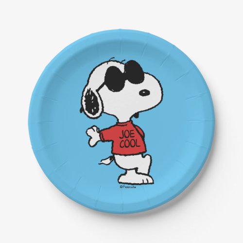 Snoopy Joe Cool Standing Paper Plates