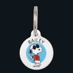 Snoopy "Joe Cool" Standing Pet ID Tag<br><div class="desc">Check out Snoopy's alter-ego Joe Cool standing and leaning.</div>