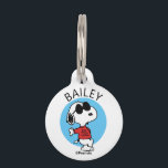 Snoopy "Joe Cool" Standing Pet ID Tag<br><div class="desc">Check out Snoopy's alter-ego Joe Cool standing and leaning.</div>