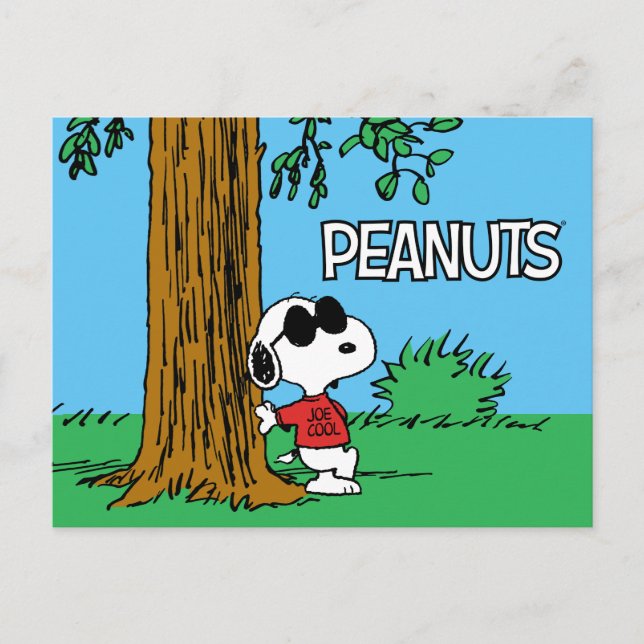 Snoopy "Joe Cool" Standing Postcard (Front)
