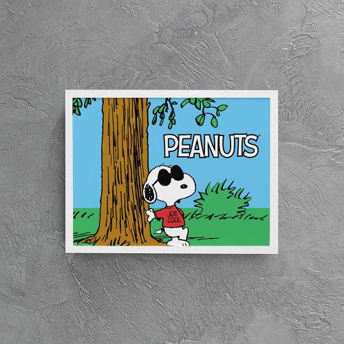 Snoopy Joe Cool Standing Poster