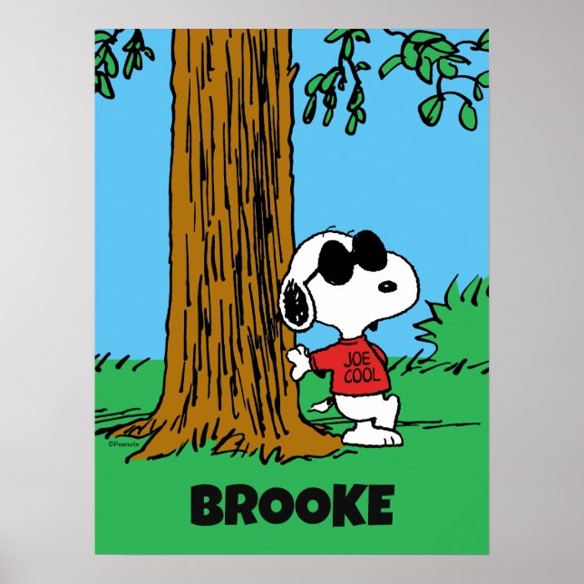 Snoopy "Joe Cool" Standing Poster (Front)