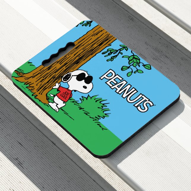 Snoopy "Joe Cool" Standing Seat Cushion (In Situ)
