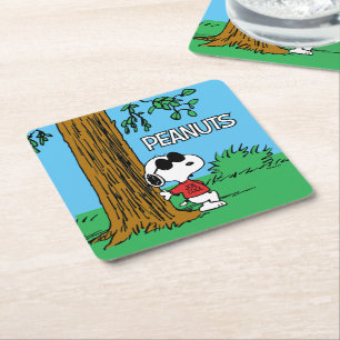 Snoopy "Joe Cool" Standing Square Paper Coaster