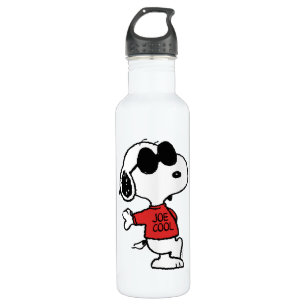 Snoopy "Joe Cool" Standing Stainless Steel Water Bottle